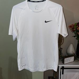 White Nike Pro Dri-Fit T-Shirt